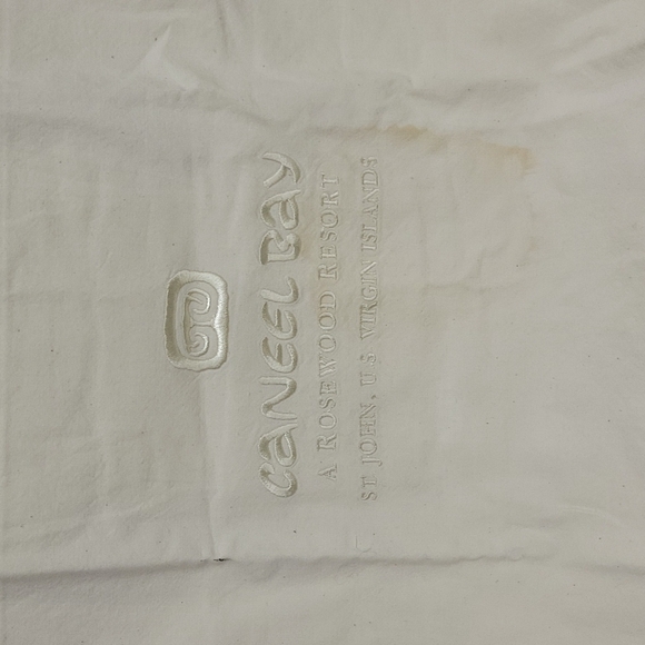 Cancel Bay A Rosewood Resort St John US Virgin Islands 19" x 34" Drawstring Bag - Picture 1 of 6